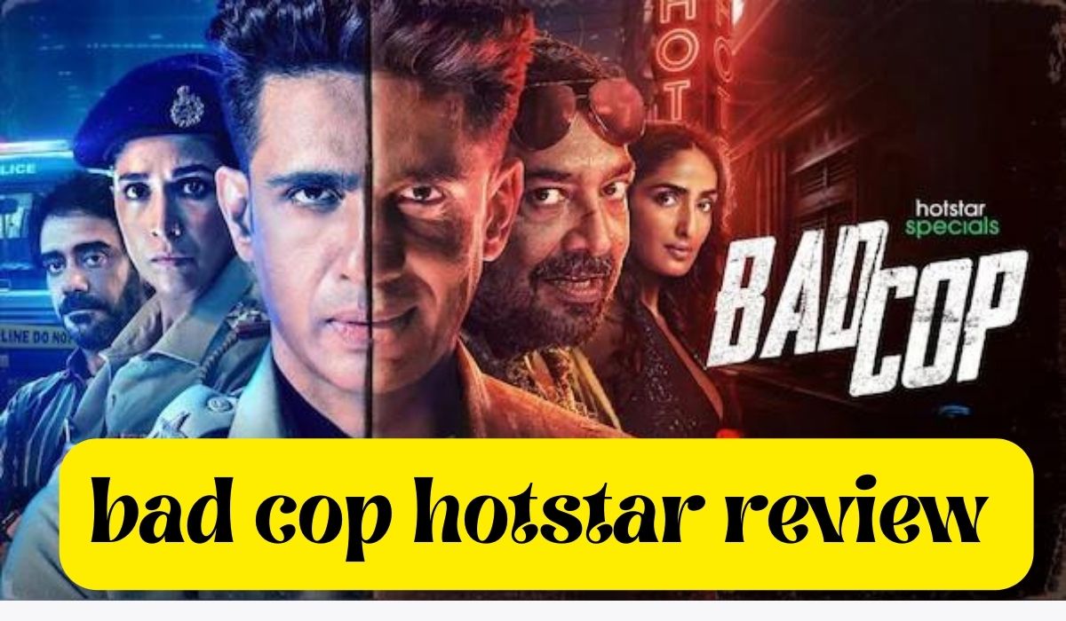 bad cop hotstar review